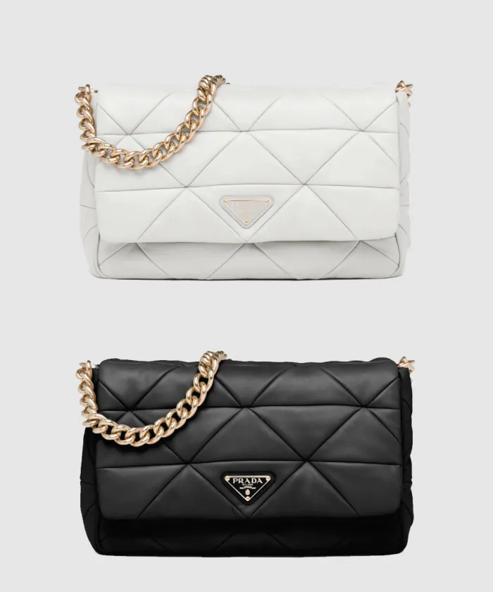 프라다 시스템 패치워크 숄더백 1BD291