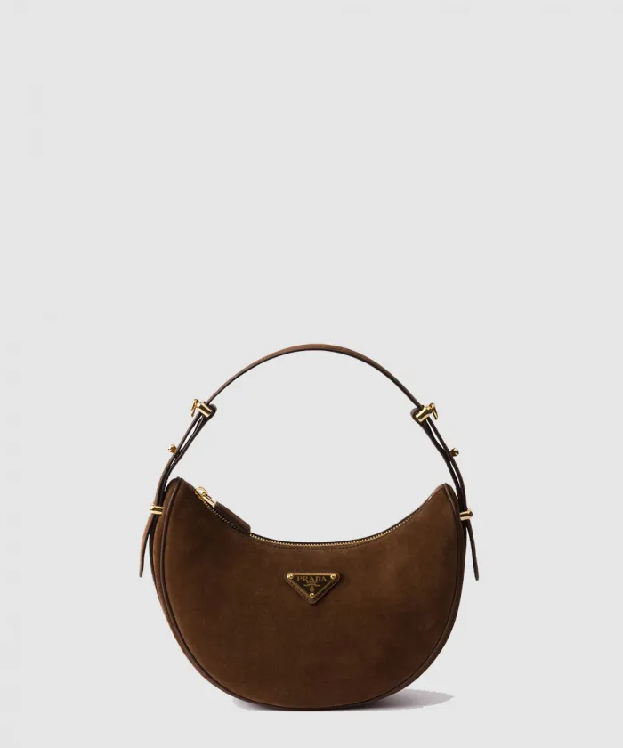 프라다 아르케 스웨이드 숄더백 1BC194