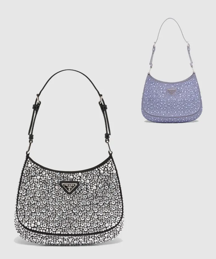 프라다 크리스탈 클레오 숄더백 1BC169