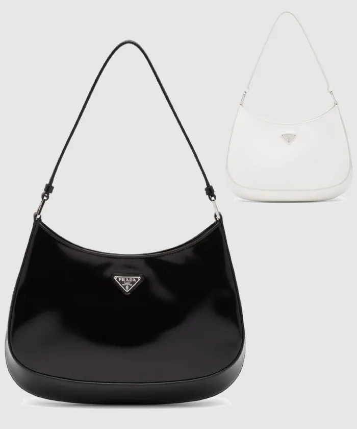 프라다 클레오 브러시드 숄더백 1BC499