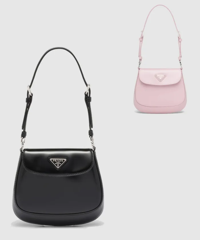 프라다 클레오 브러시드 숄더백 미니 1BH188