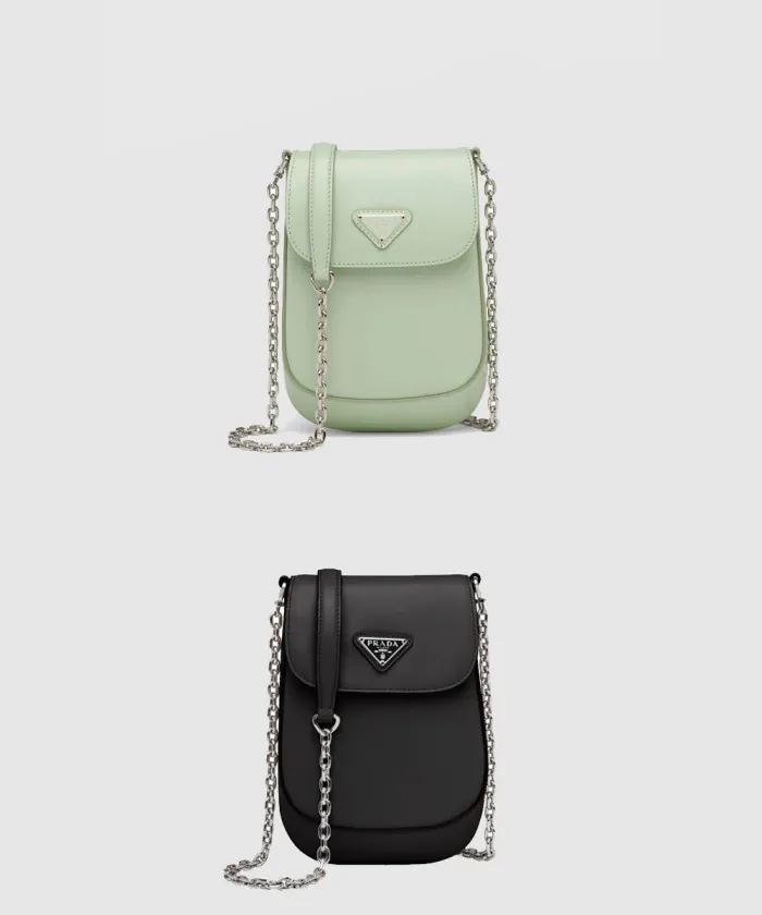 프라다 브러시드 미니 크로스백 1BH185