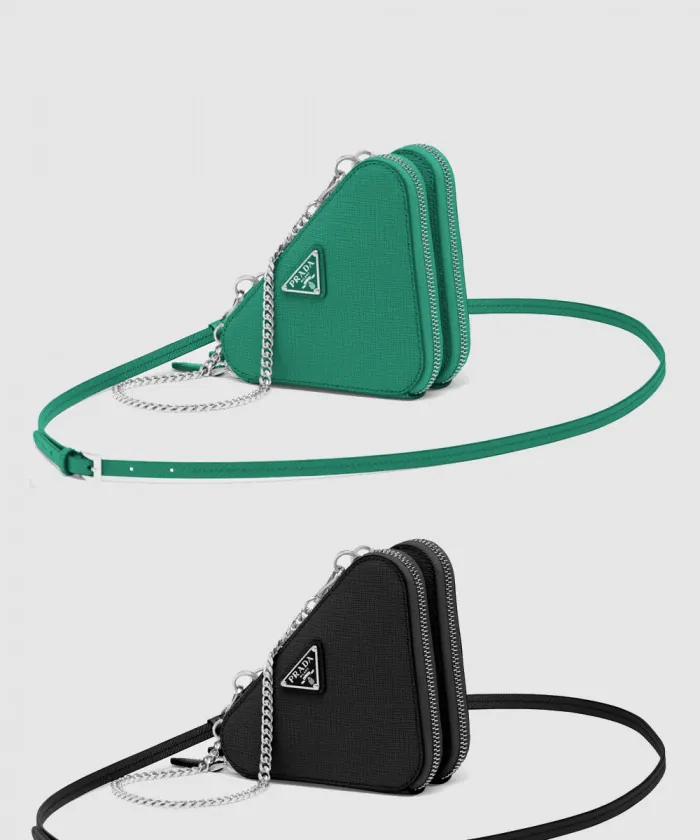 프라다 트라이앵글 미니 크로스백 1NR015