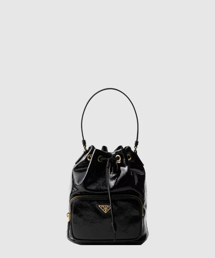 프라다 듀엣 나플락 특허 가죽 버킷백 1BH038