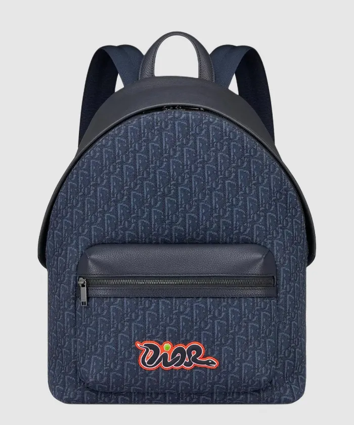 디올 Rider 2.0 KAWS 지퍼 백팩 1ESBA