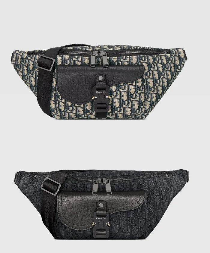 디올 Saddle 벨트백 1ADBO
