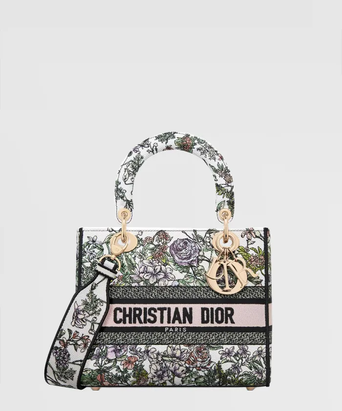 디올 레이디백 디라이트 미듐 M0565