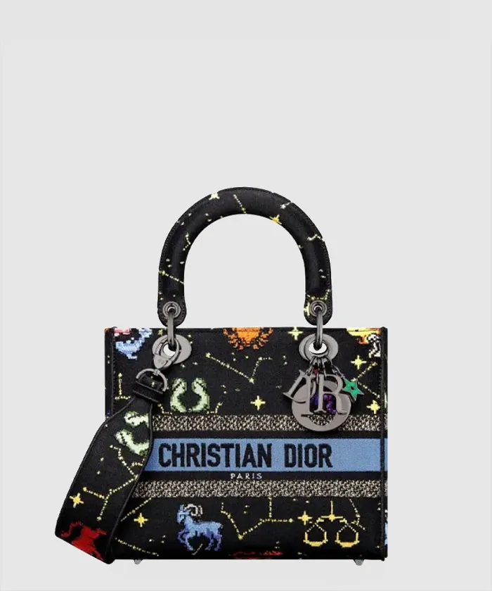 디올 레이디백 디라이트 미듐 M0565