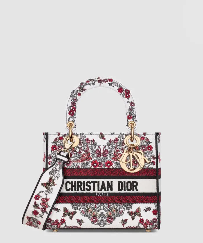 디올 레이디백 디라이트 미듐 M0565