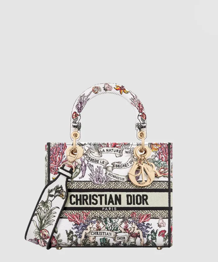 디올 레이디백 디라이트 미듐 M0565