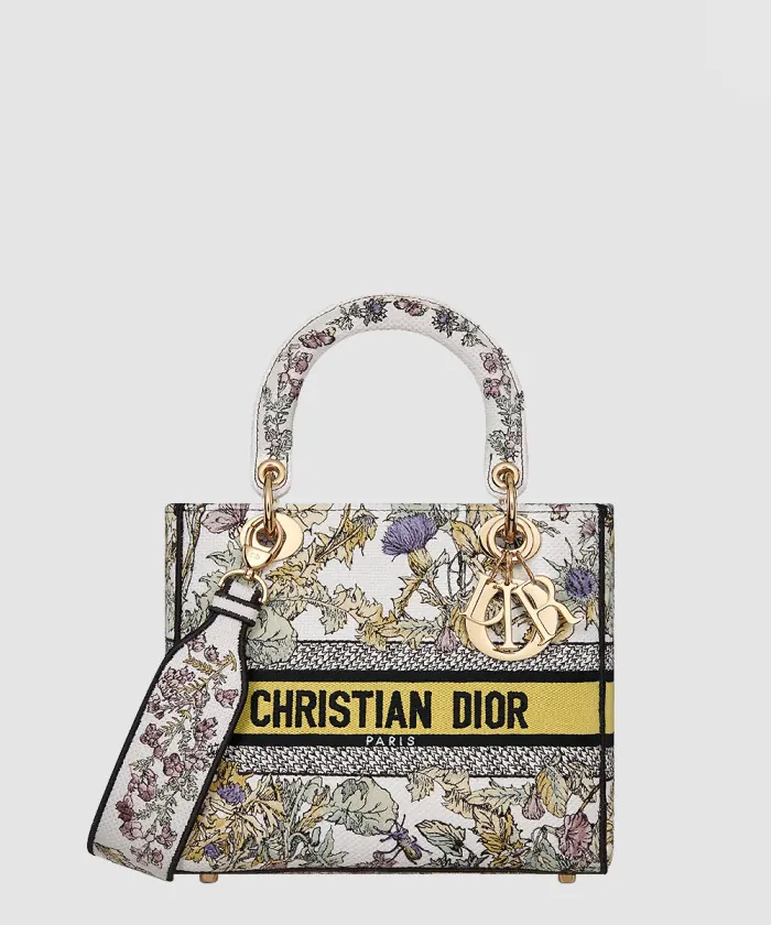 디올 레이디백 디라이트 미듐 M0565