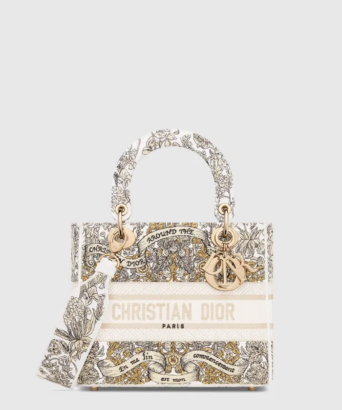 디올 레이디백 디라이트 미듐 M0565