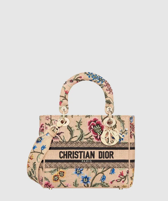 디올 레이디백 디라이트 미듐 M0565