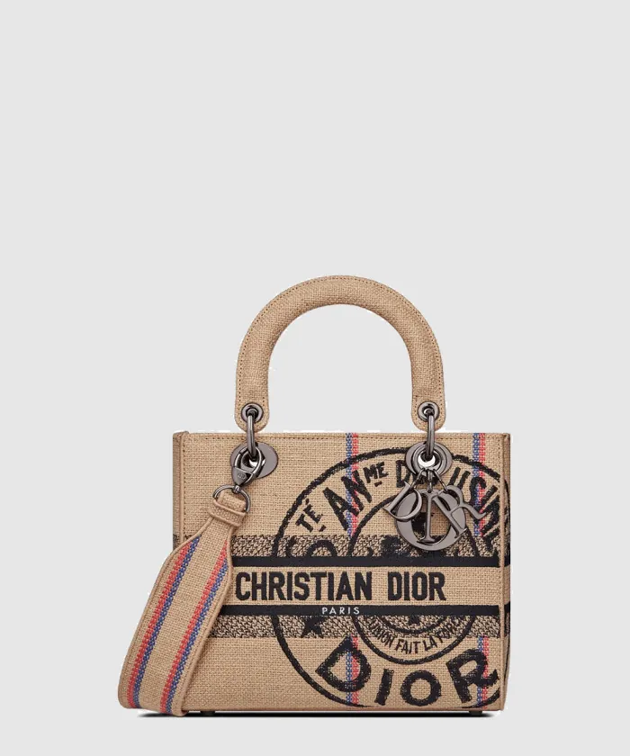 디올 레이디백 디라이트 미듐 M0565