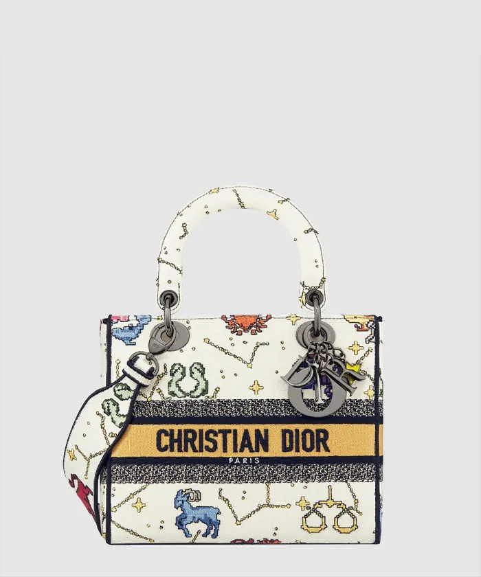 디올 레이디백 디라이트 미듐 M0565