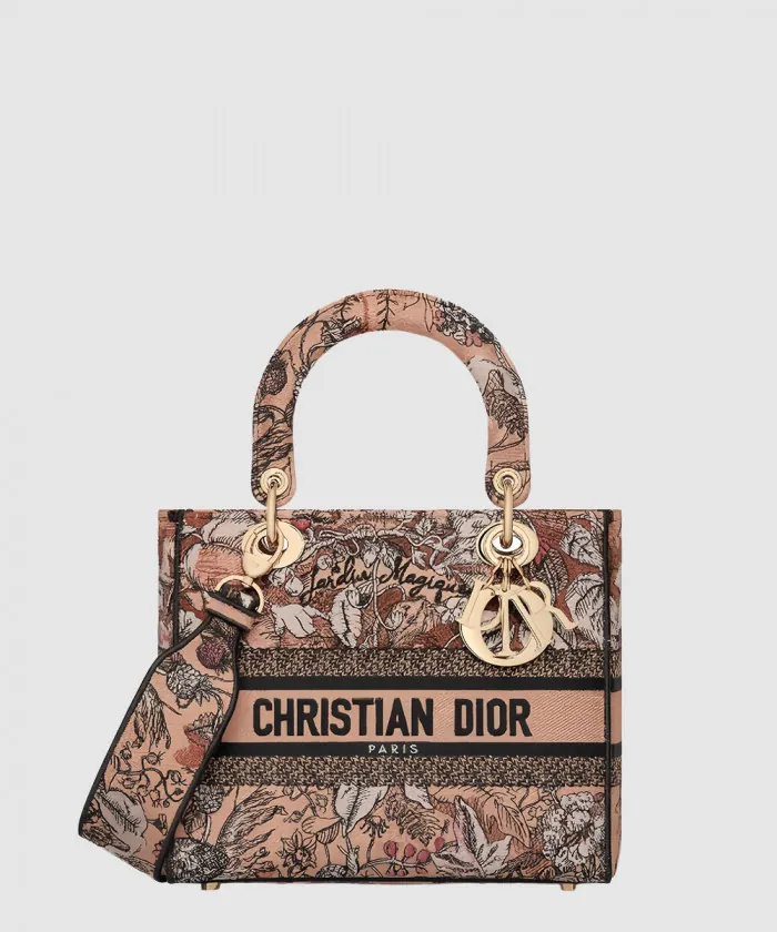 디올 레이디백 램스킨 미듐 M0565