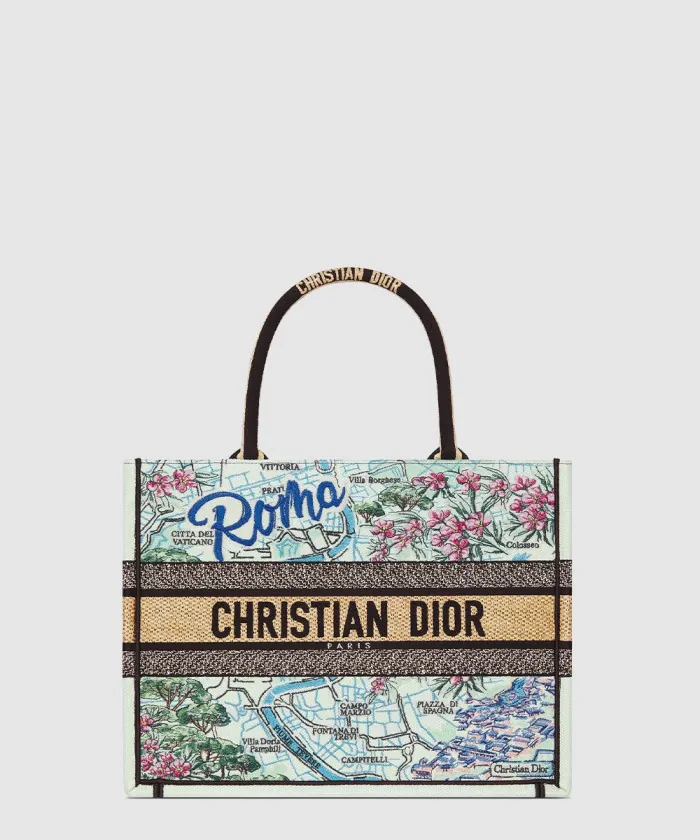 디올 북 토트백 미듐 M1296