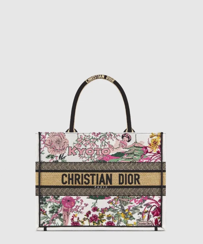 디올 북 토트백 미듐 M1296