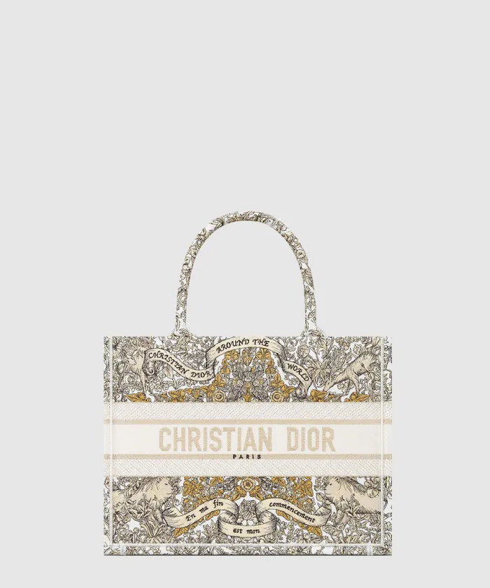 디올 북 토트백 미듐 M1296