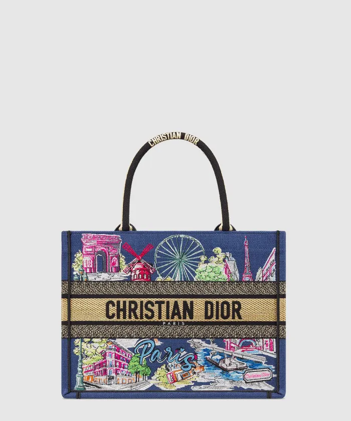 디올 북 토트백 미듐 M1296