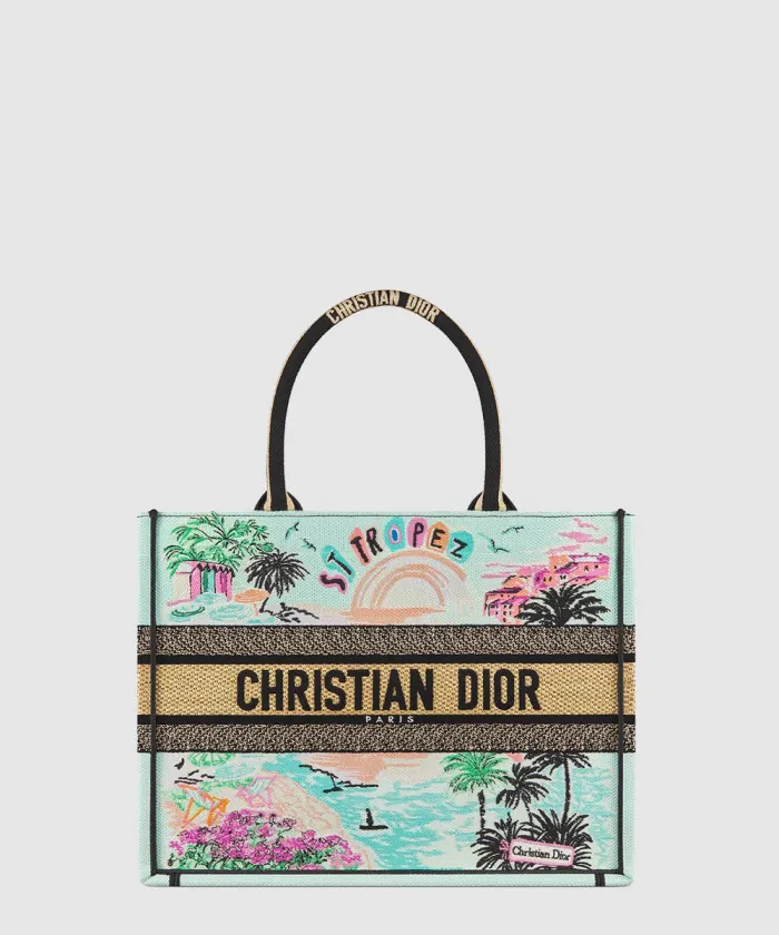 디올 북 토트백 미듐 M1296