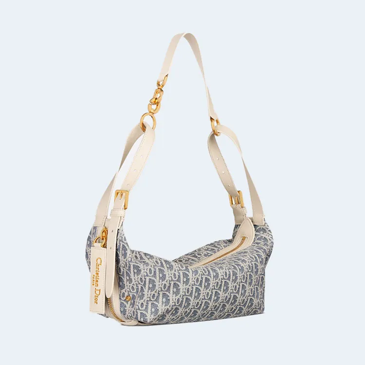 디올 오블리크 라피아 D-Journey 스몰 백