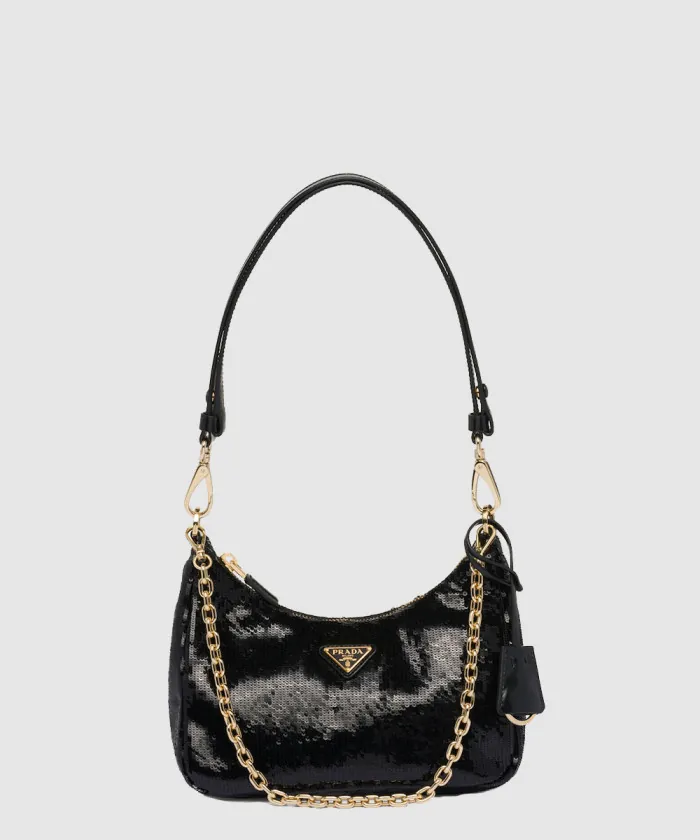 프라다 리에디션 리나일론 시퀸 미니백 1BC204