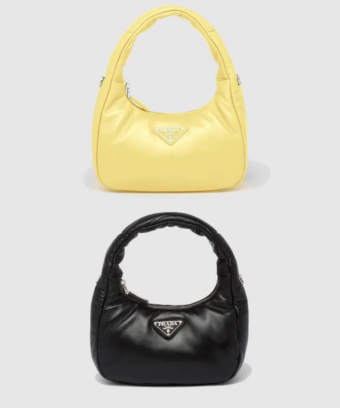 프라다 소프트 패딩 나파 미니백 1BA384