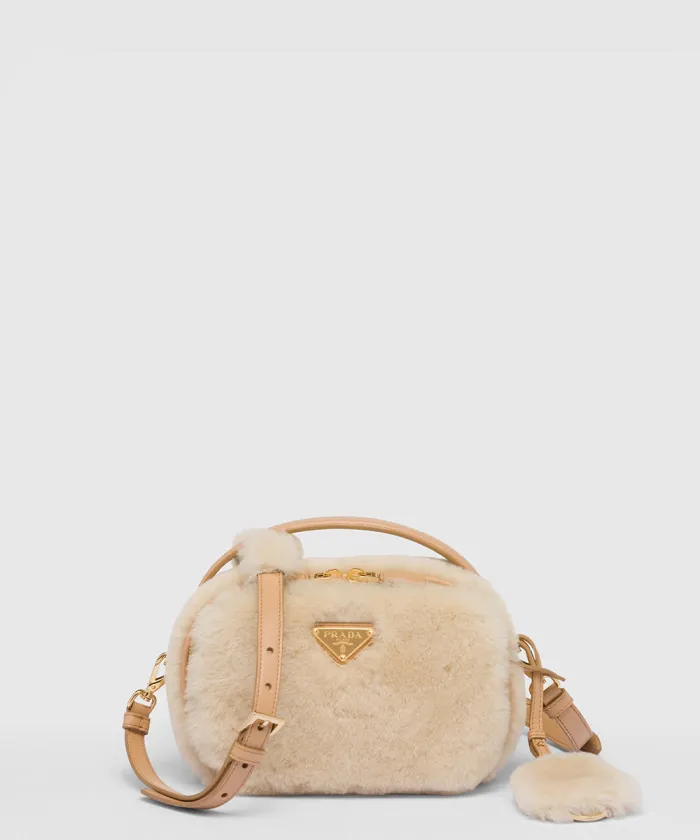 프라다 오데트 시어링 미니백 1BH208