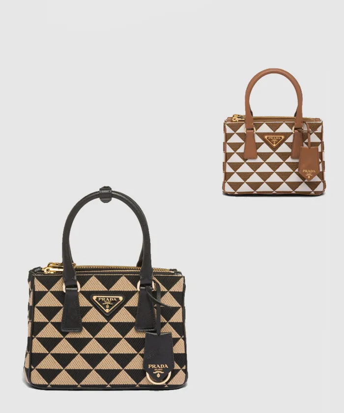 프라다 갤러리아 패브릭 토트백 미니 1BA906