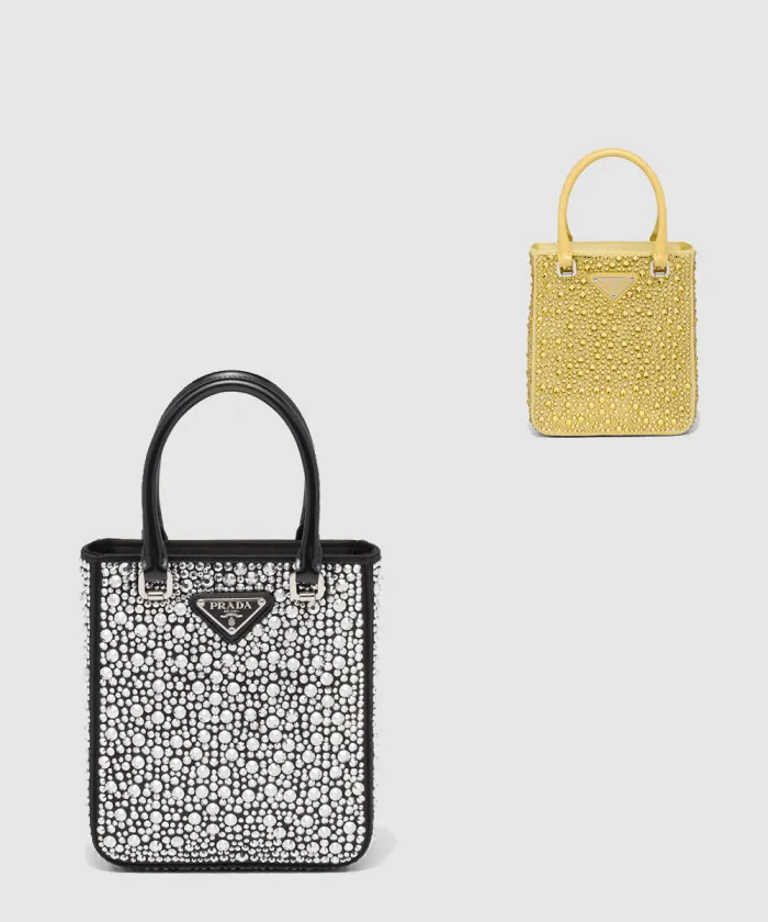 프라다 크리스탈 토트백 1BA331