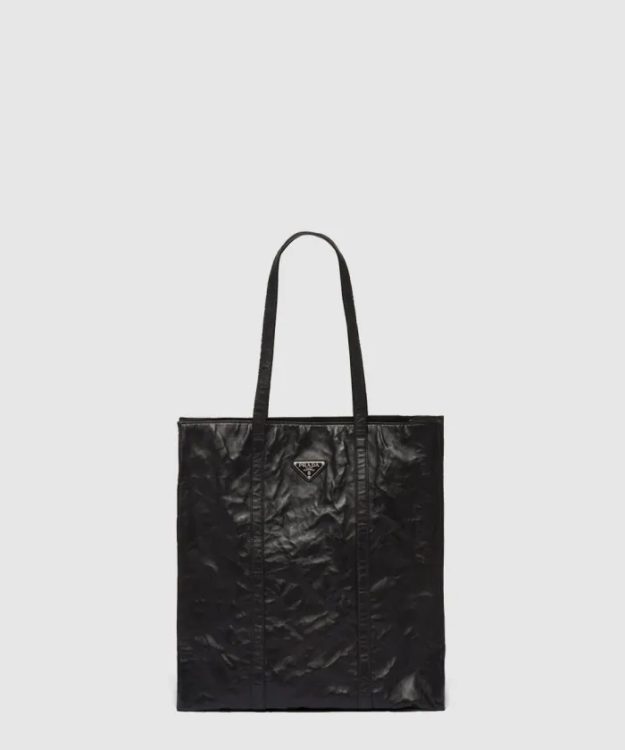 프라다 크링클 미듐 토트백 1BG587