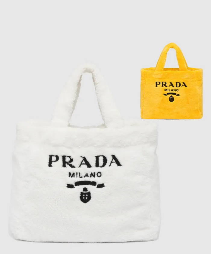 프라다 테리 토트백 1BG130