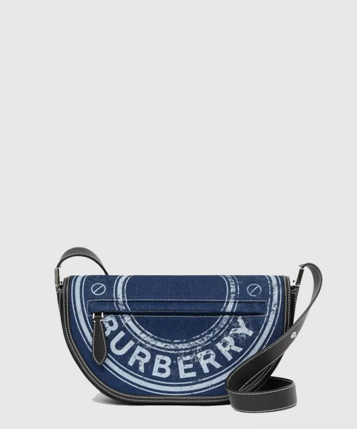 버버리 그래픽 데님 올림피아백 스몰 80397511