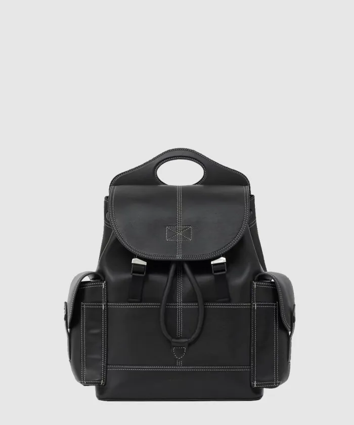 버버리 레더 포켓 백팩 80547681
