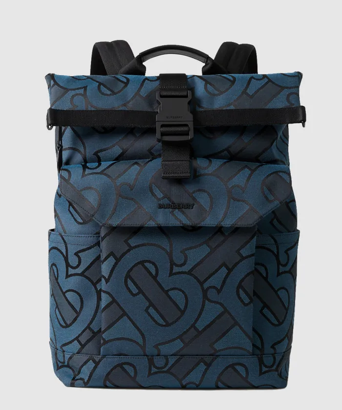 버버리 모노그램 자카드 오빌 백팩 80661041