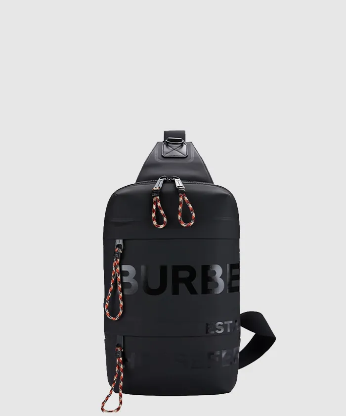 버버리 프린트 캔버스 백팩 80365541