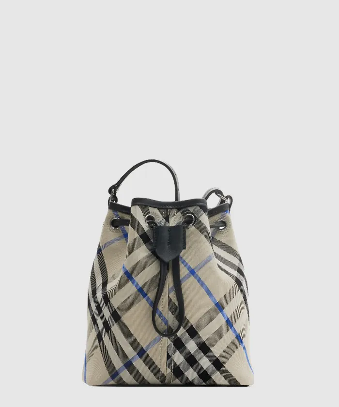 버버리 미니 체크 버킷백 81057661