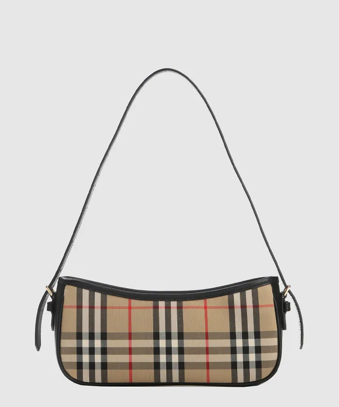 버버리 빈티지 체크 호보 숄더백 80788371
