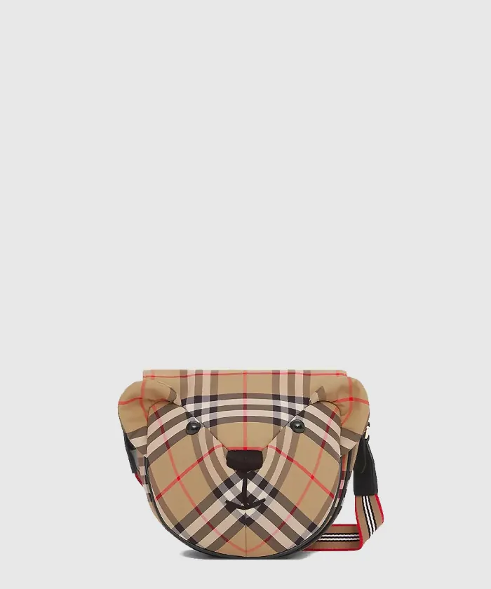 버버리 빈티지 체크 키즈 토마스 베어 크로스백 8041155