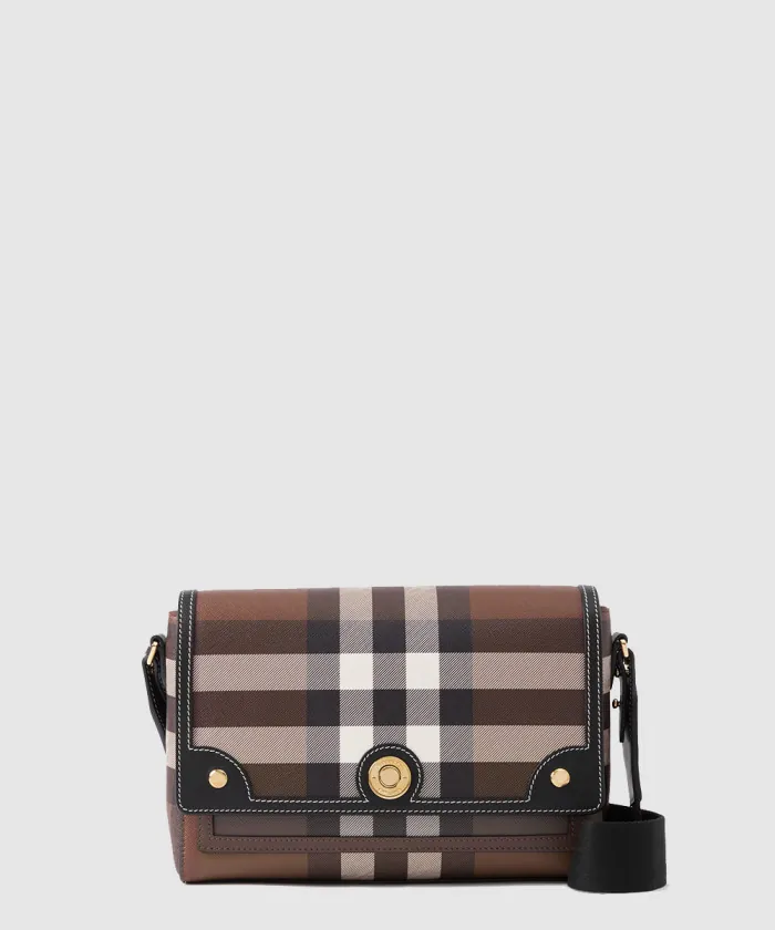 버버리 이그재저레이트 체크 노트 크로스백 80631231