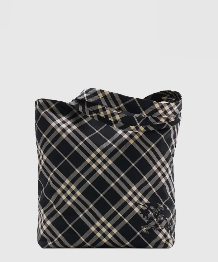 버버리 체크 토트백 80977201